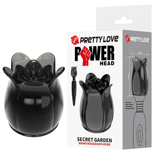 SECRET GARDEN BLACK MASSAGE HEAD