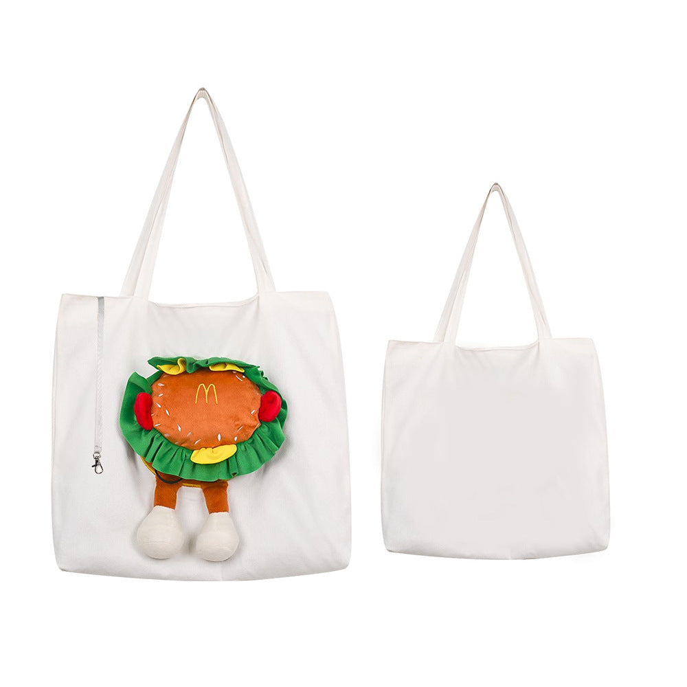 Large-capacity Canvas Pet Carrier With An Open Top