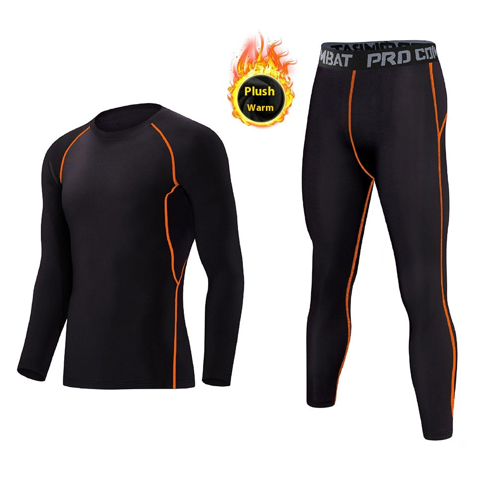 Fitness Tights Adult And Children Thin Fleece-lined