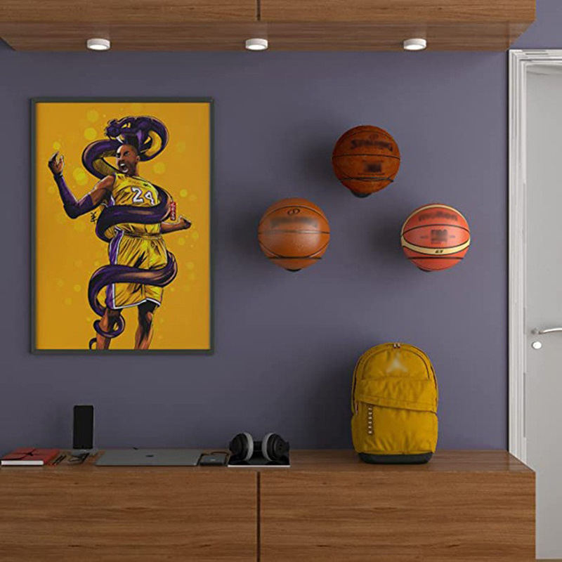 Basketball, Football And Volleyball Storage Rack, Household Storage Rack, Basketball Rack, Storage Basket, Wall Items