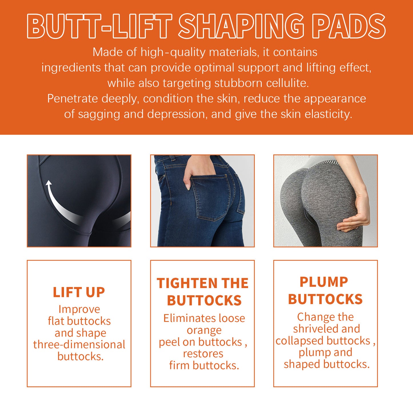 Raise Shaping Stickers Peach Beauty Lifting Hip
