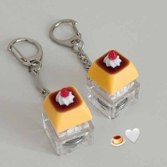 Korean-style Instagram-inspired Cute Pudding Keychain
