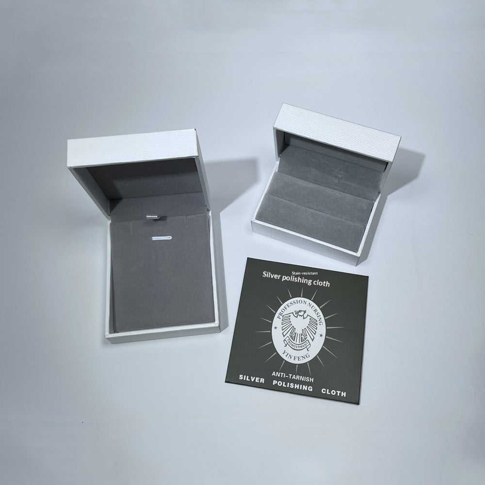 Ring Earring And Necklace Jewelry Packaging Box Portable Gift Box
