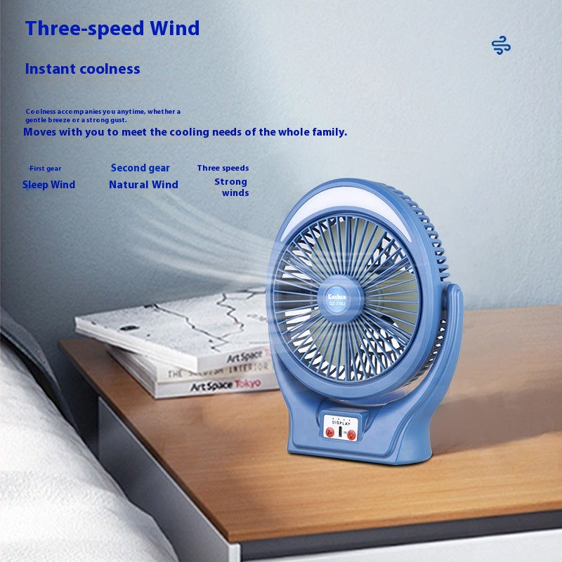 Outdoor USB Charging Silent Desktop Fan