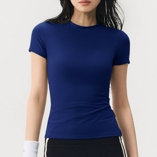 Womens Tightfitting Short Sleeve Yoga Top