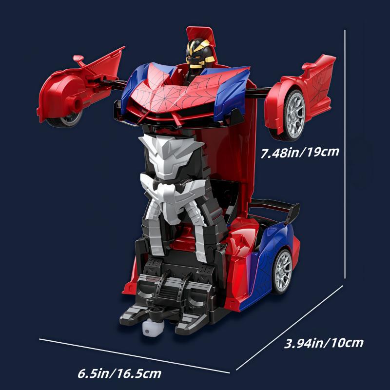Multifunctional Transforming Vehicle Toy  Racing And Robot Modes  Perfect Gift For Kids