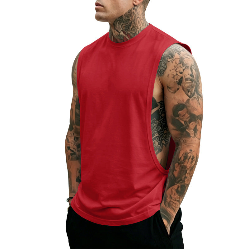 Men's Fitness Tank Top American-style Stretchy Sleeveless