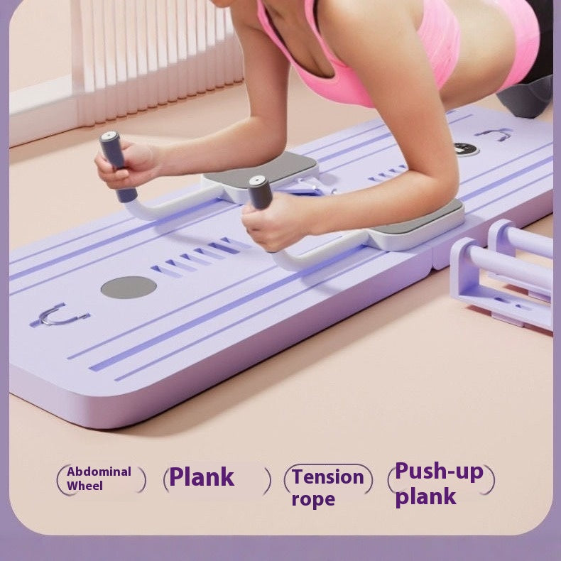 Four-in-one Foldable Automatic Rebound Home Exercise Abdominal Muscle Firm Abs Fitness Board