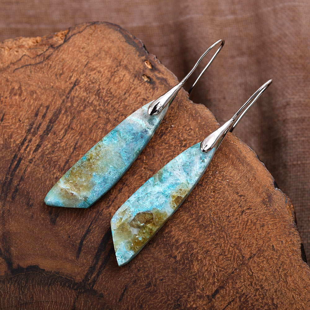 Phoenix Stone Earrings Copper Ear Accessories