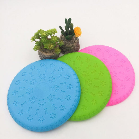 Chew-resistant Toy Footprint-shaped Rubber Pet Bowl