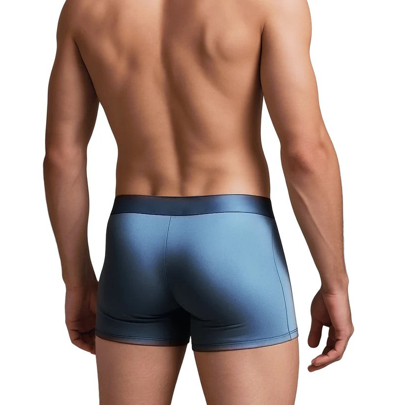 3pcs Satin Silk Boxer Briefs Mid Waist Underpants,Men's Light Luxury Satin Ice Silk Fashion Breathable Boxer Briefs, Silky Sexy Mens Underwear