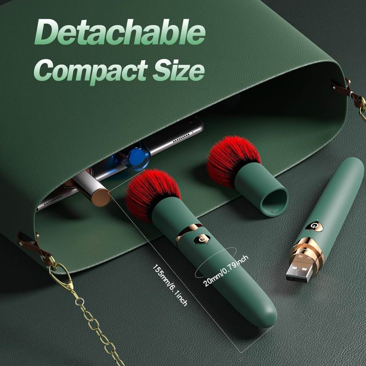 Powerful Shock Makeup Brush Female Body Entry Cleaning Brush