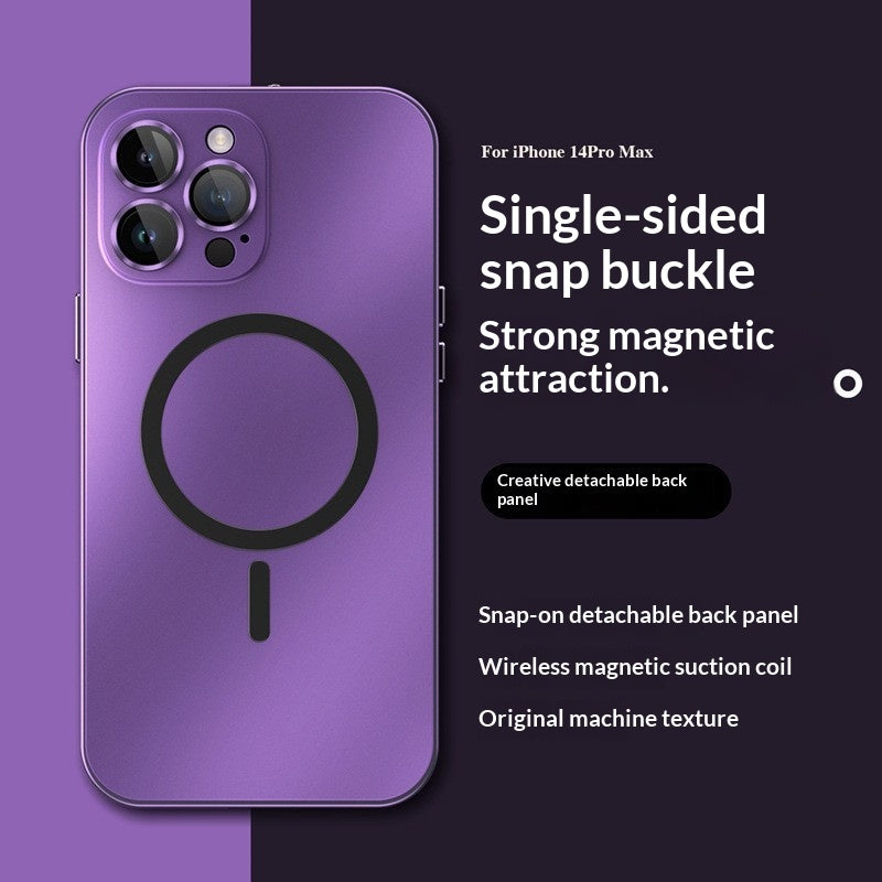 Full-coverage Phone Case With A Magnetic Snap Closure For Wireless Charging