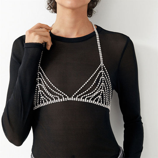 European And American Nightclubs Party Chest Necklace Accessories