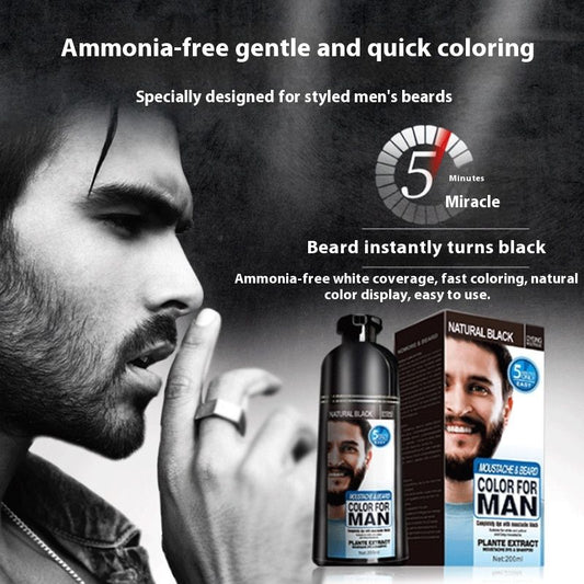 Men's Beard Care Hair Color Cream