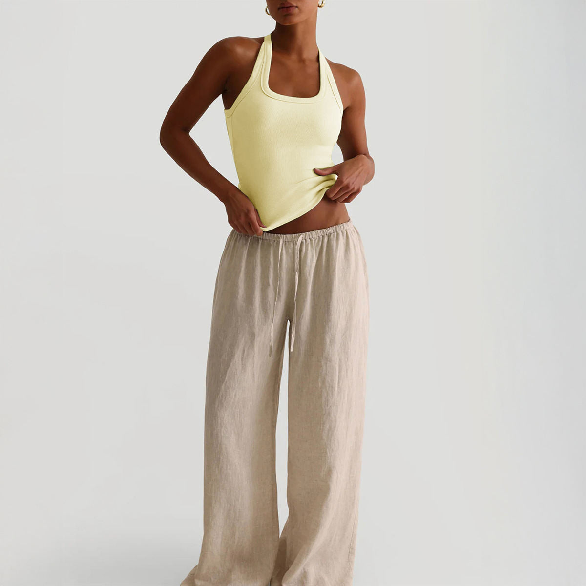 Spicy Girl Yoga Halter-Neck Tank Top