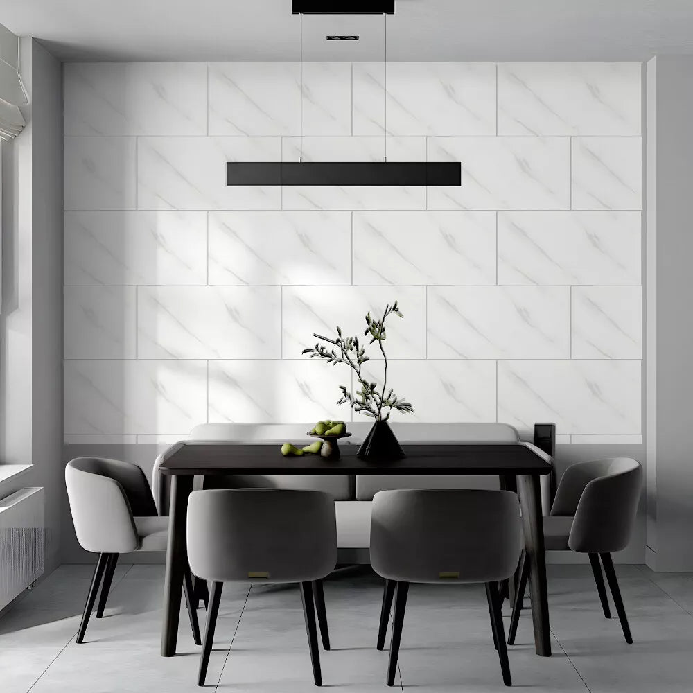 10 Self-adhesive Marble Tile Stickers For Kitchen, Living Room And Bathroom