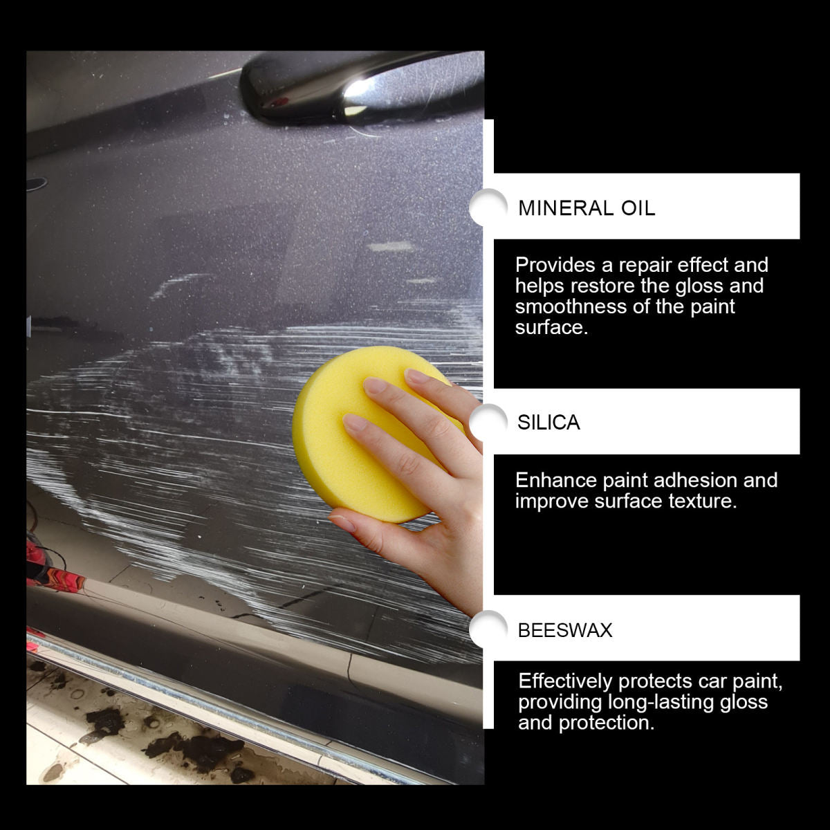 EELHOE Car Scratch Polishing Paste, Paint Cleaning And Stain Removal Wax, Scratch Care Car Wax, Refurbishing Paste