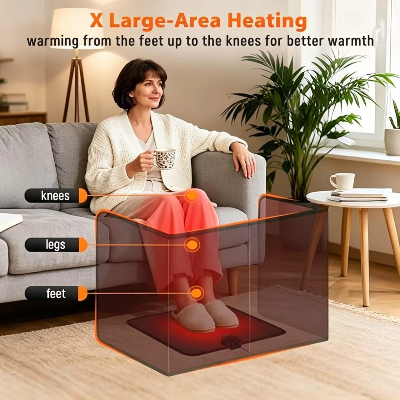 Under-desk Personal Portable Indoor Space Heater