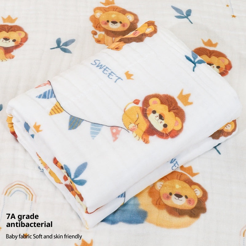 Class A Spring Summer Baby Bath Towel Pure Cotton Gauze