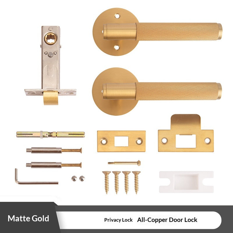Keyless Door Handle For Home Bathrooms