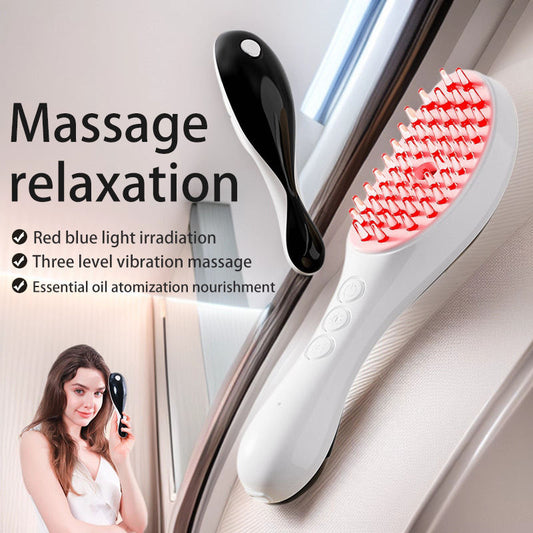 Meridian Head Red Light Therapy Electric Massage Comb
