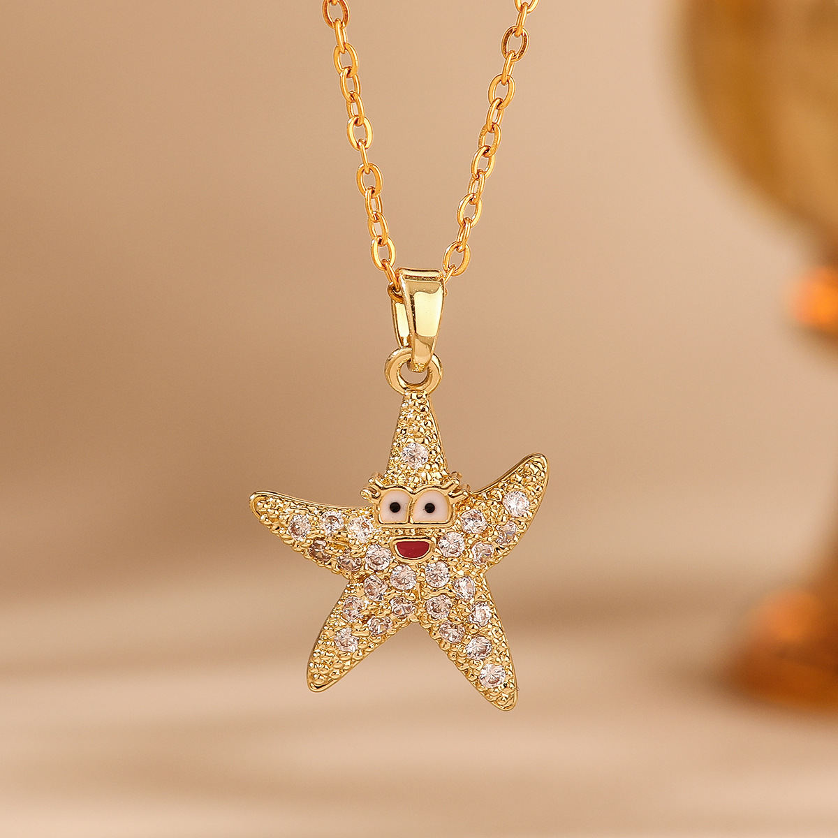 Ocean Series Starfish Necklace Accessories Women's Design Sense