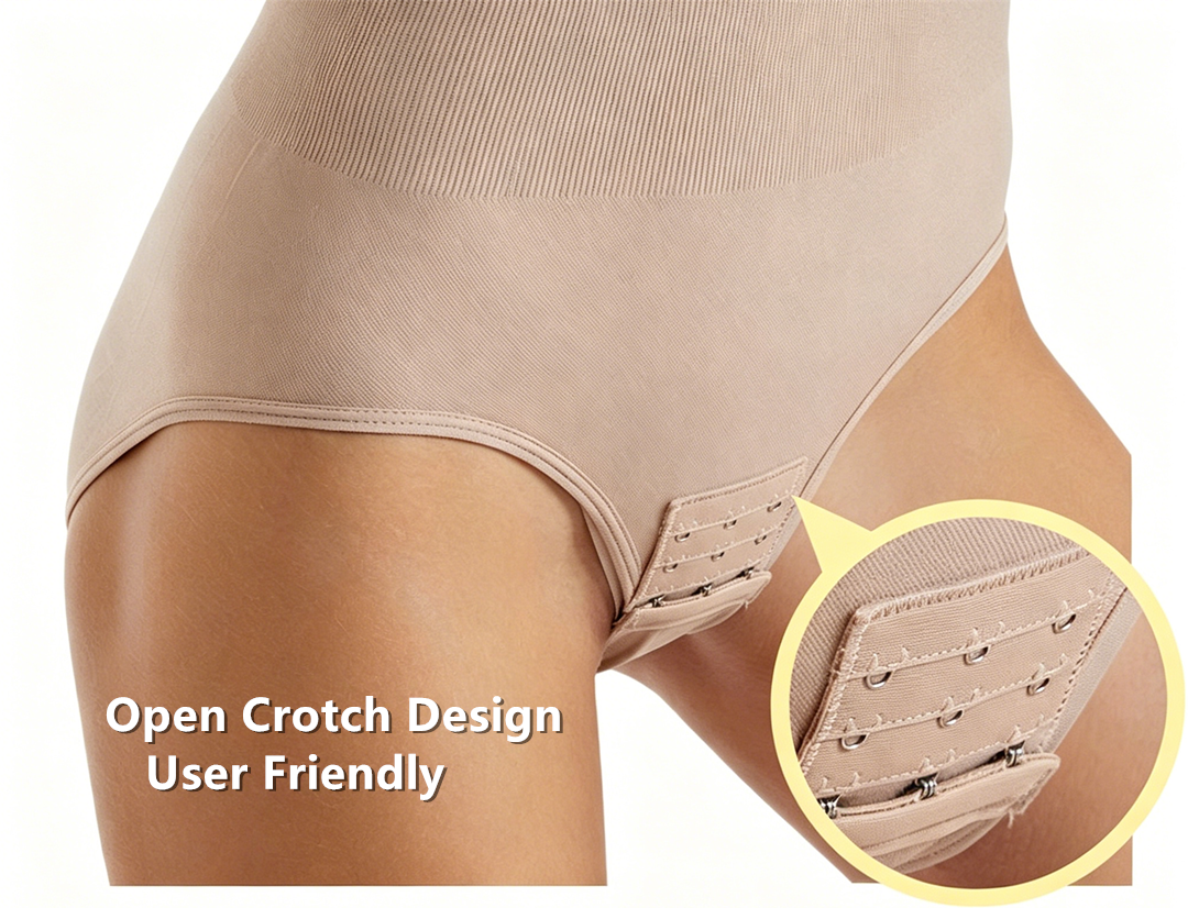 Postpartum Recovery Body Shaper For Women, Adjustable Strap Seamless Tummy Control Bodysuit, Butt Lifter, Waist Cincher Shapewear With Crotch Closure, Firm Compression For Women