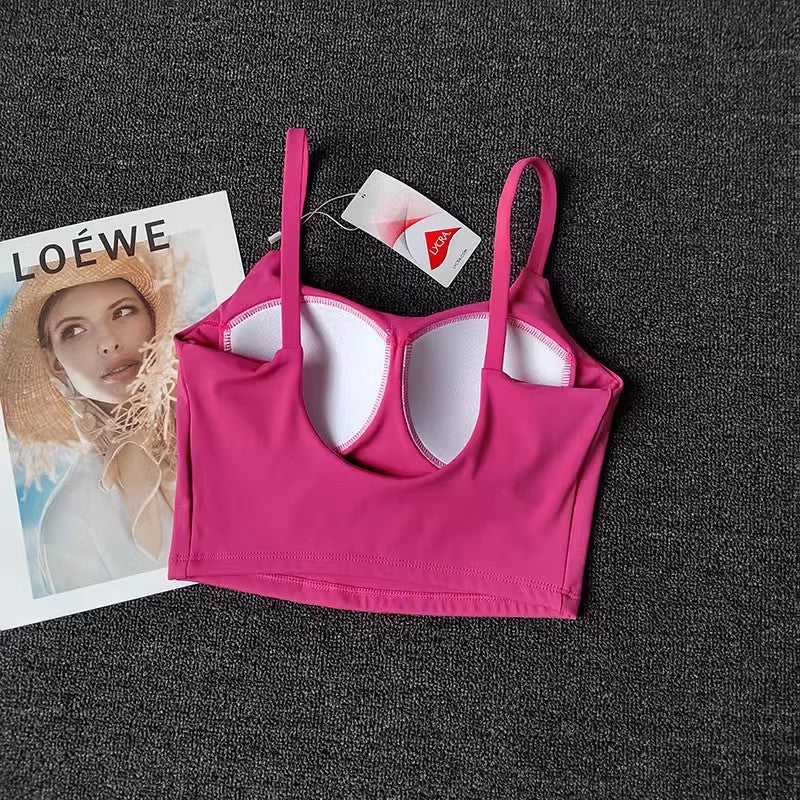 One-piece Fixed Push Up U-shaped Quick-drying Beauty Back Sexy