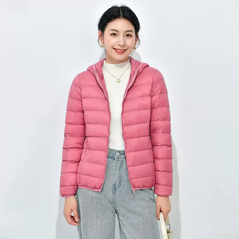 Simple And Short Korean Style Fashion Women's Down Jacket