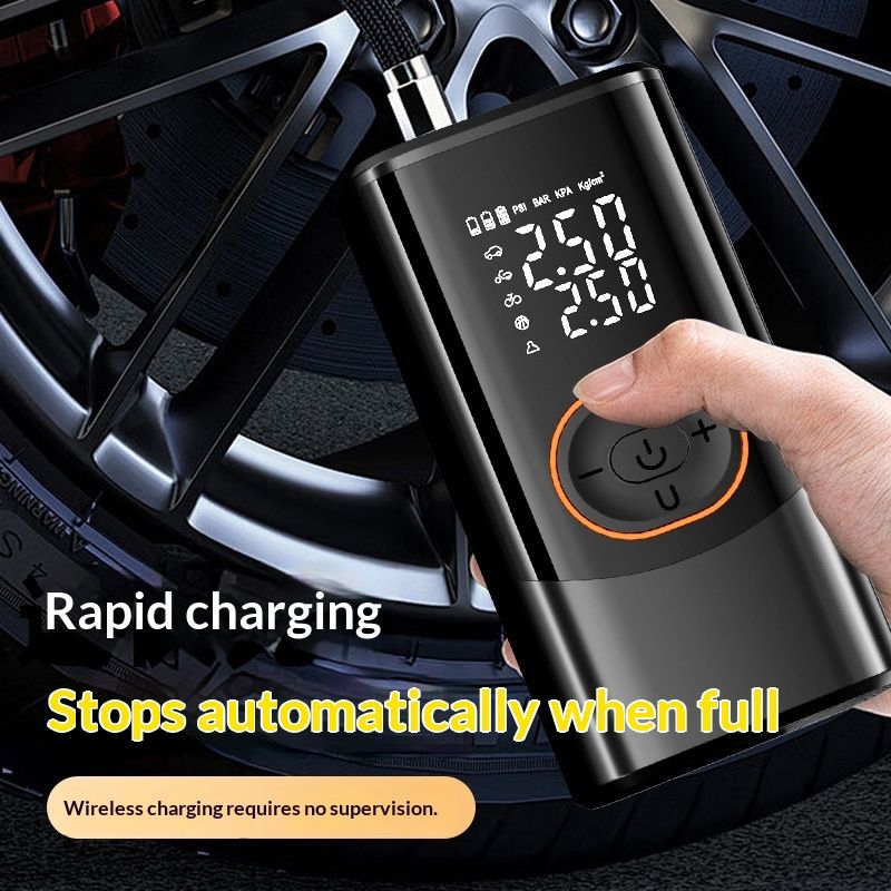 Wireless Car Air Pump, Electric, Smart, And Portable