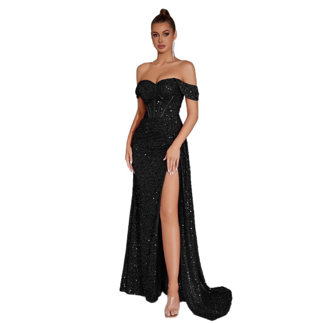 Best-selling Beaded Strapless Sexy Dress For Women