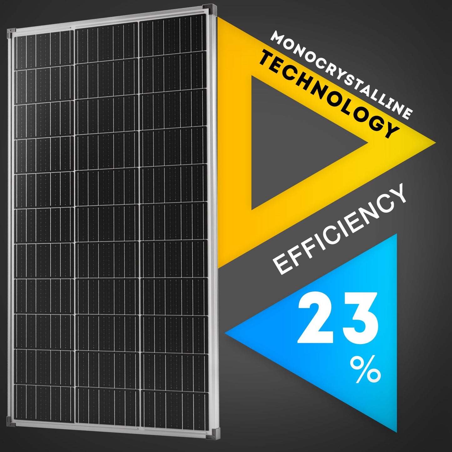 350W Solar Panels Kit Mono Portable 350 Watt 12V Home Caravan Camping Charging