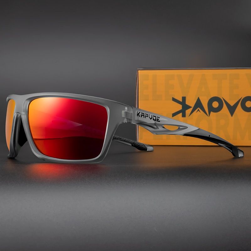 Mens And Womens Windproof Square-frame Outdoor Sunglasses