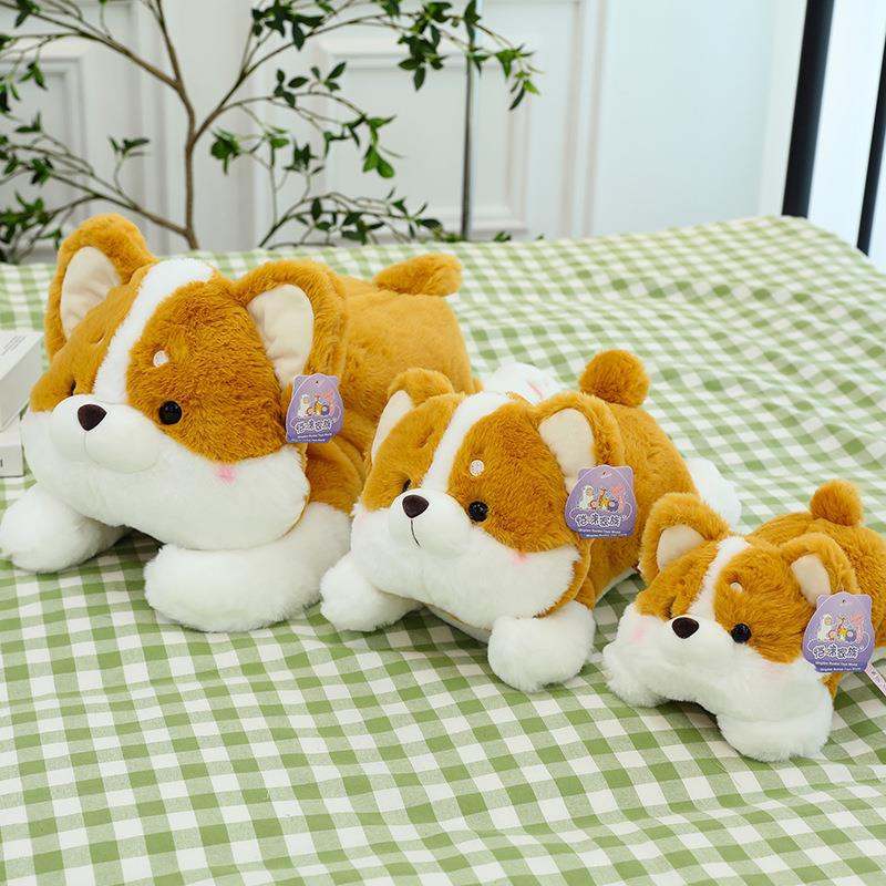 Corgi Doll Plush Toys Small Size Creative Car Cushion