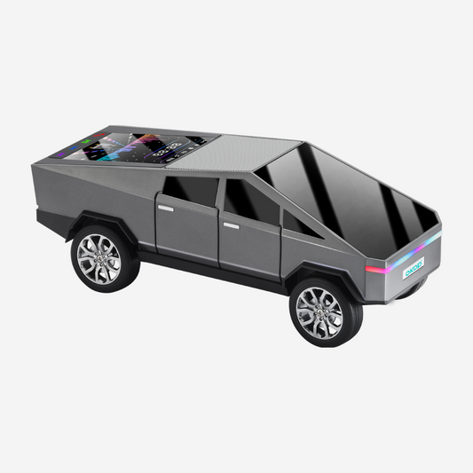 KP-828 Best-Selling Bluetooth Speaker Cyber Style Car Model With Dynamic Color Screen Wireless Subwoofer And Ambient Lighting Factory Direct Stock