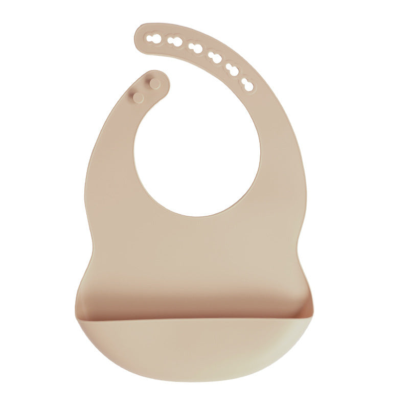 Silicone Bib Baby Feeding Bib Waterproof Food-grade