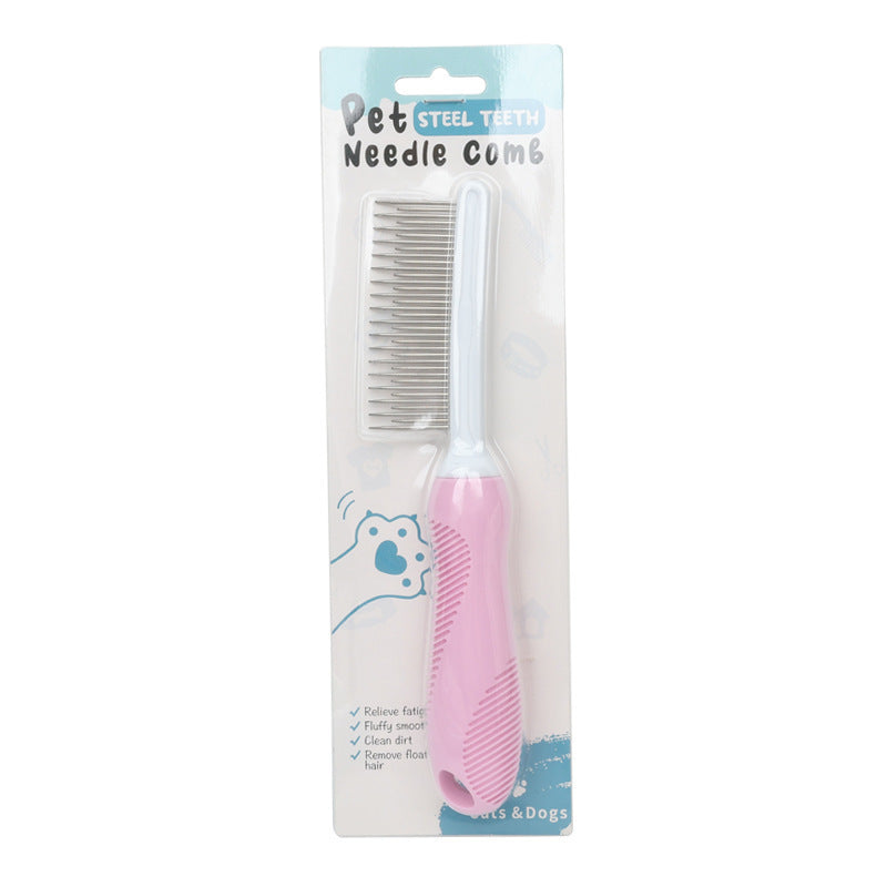 Cat Deshedding And Detangling Comb Dog Grooming And Cleaning Tool