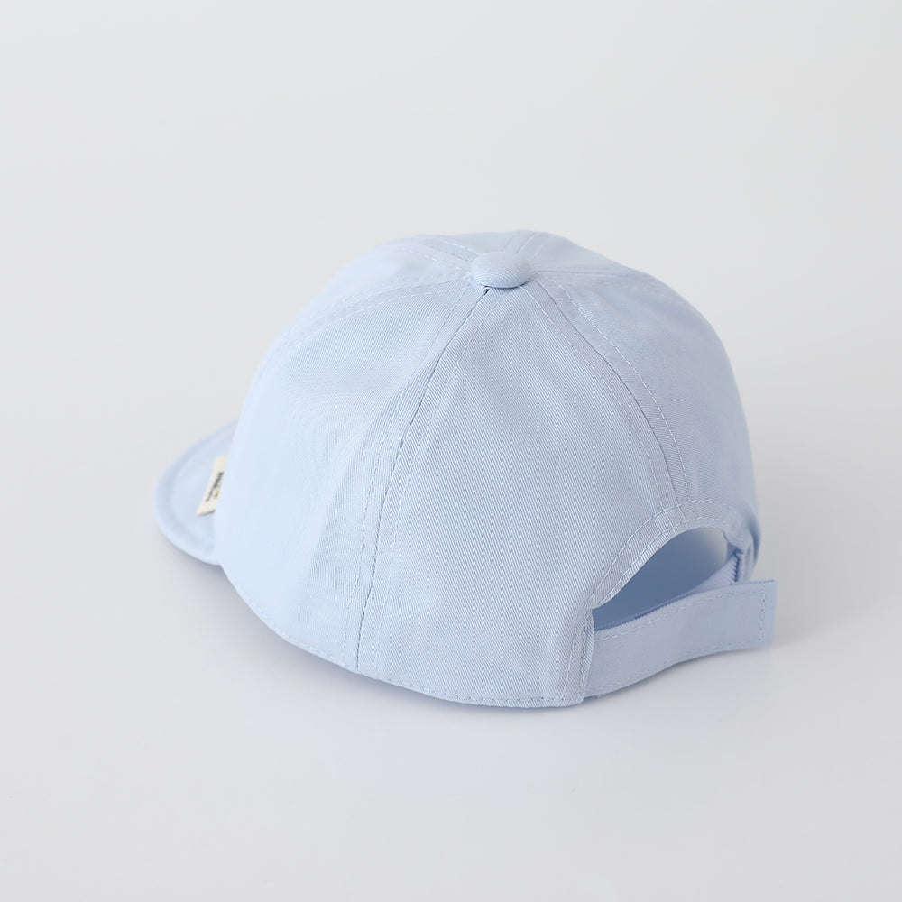 Children's Single-color Cartoon Polar Bear Embroidered Adjustable Cute Casual Brimmed Baseball Cap Suitable For Outdoor Travel And Outings