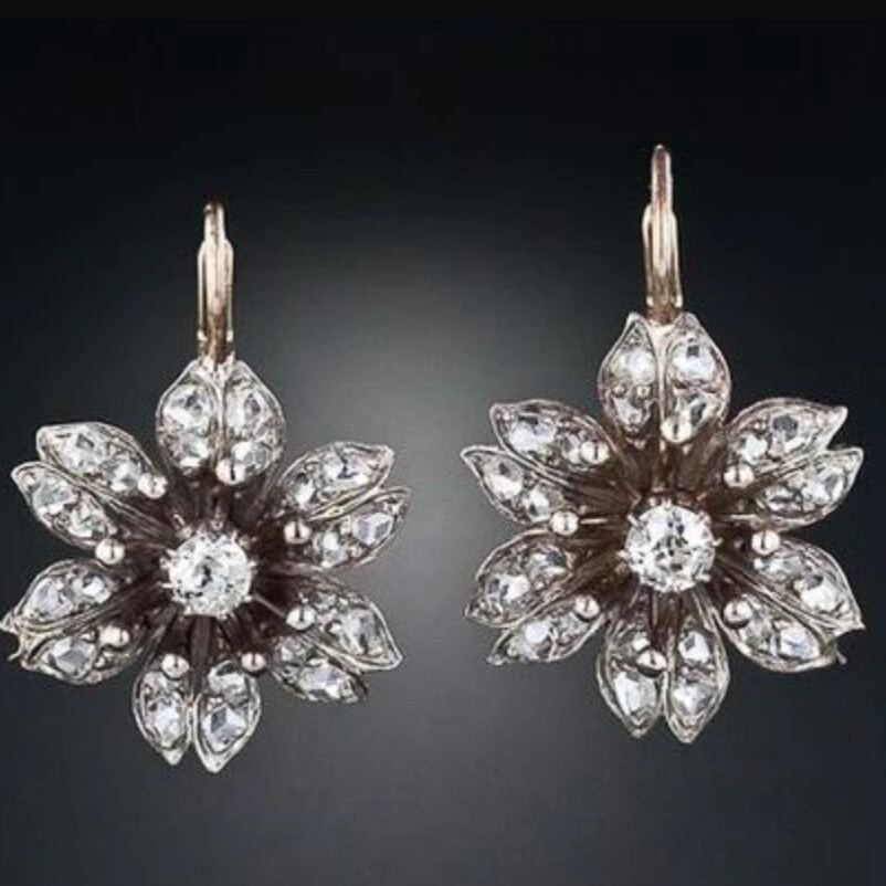 Wedding Travel Accessories Geometric Round Zircon-like Earrings