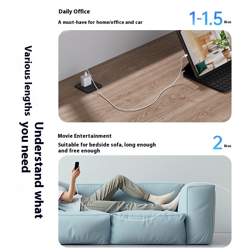 Applicable To Iphone16pm Data Cable Fast Charging
