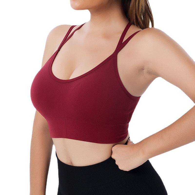 Breathable Seamless Yoga Bra Elastic Sling Sports Underwear