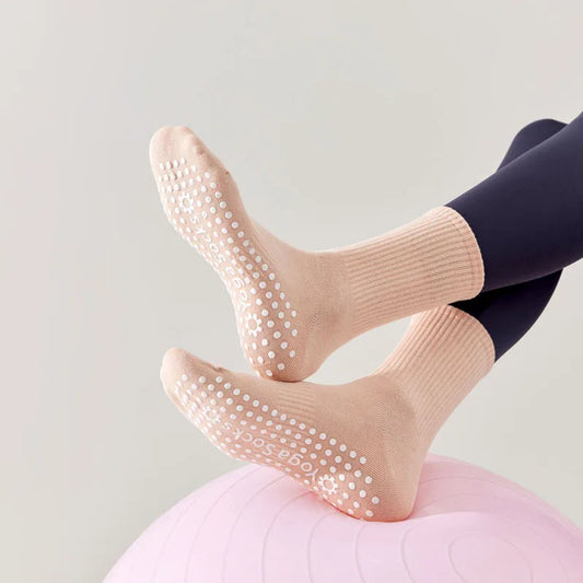 Yoga Silicone Women's Glue Dispensing Non-slip Socks
