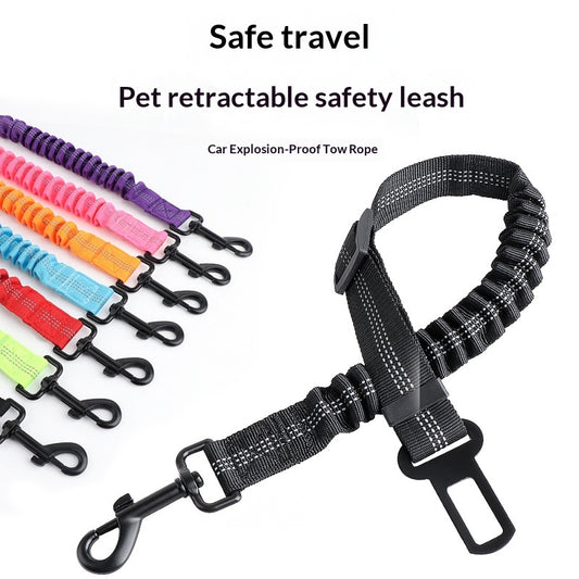 Extendable And Retractable Shock-absorbing Pet Leash