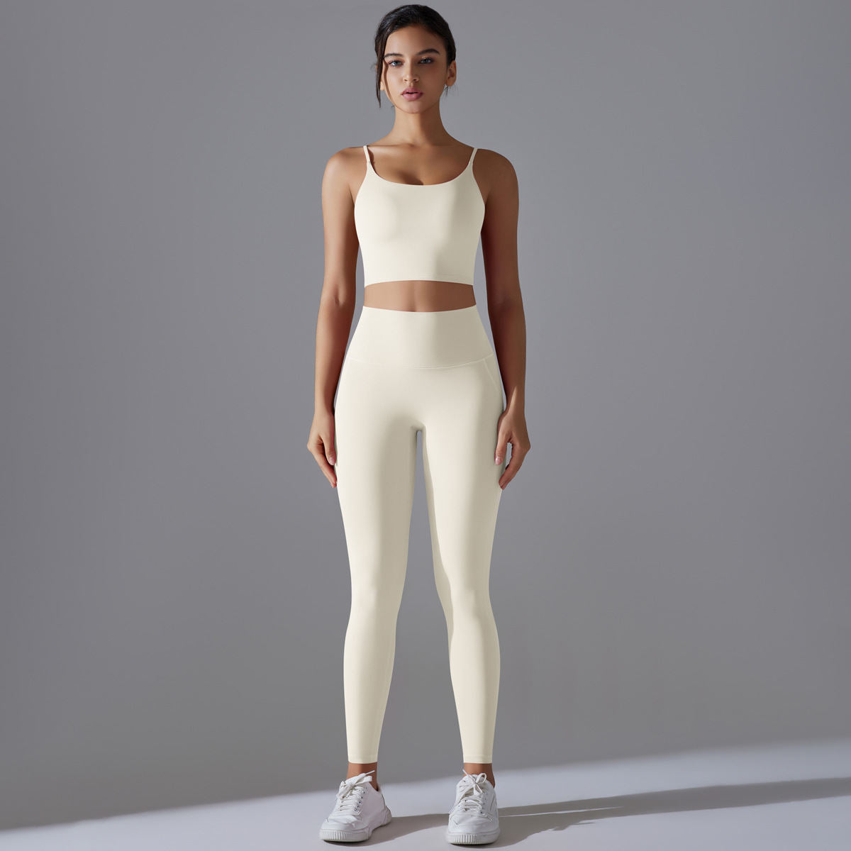 High-intensity Fitness Pilates Running Sports Sling Top Suit