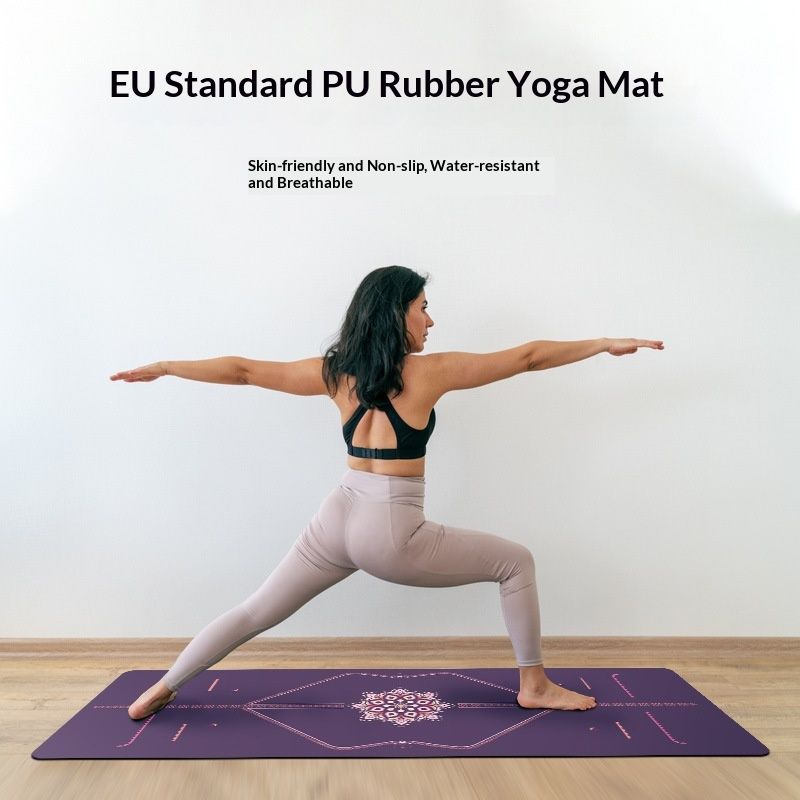 Professional Non-Slip PU Natural Rubber Yoga Mat