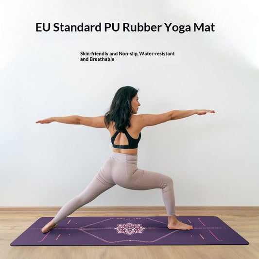 Professional Non-Slip PU Natural Rubber Yoga Mat