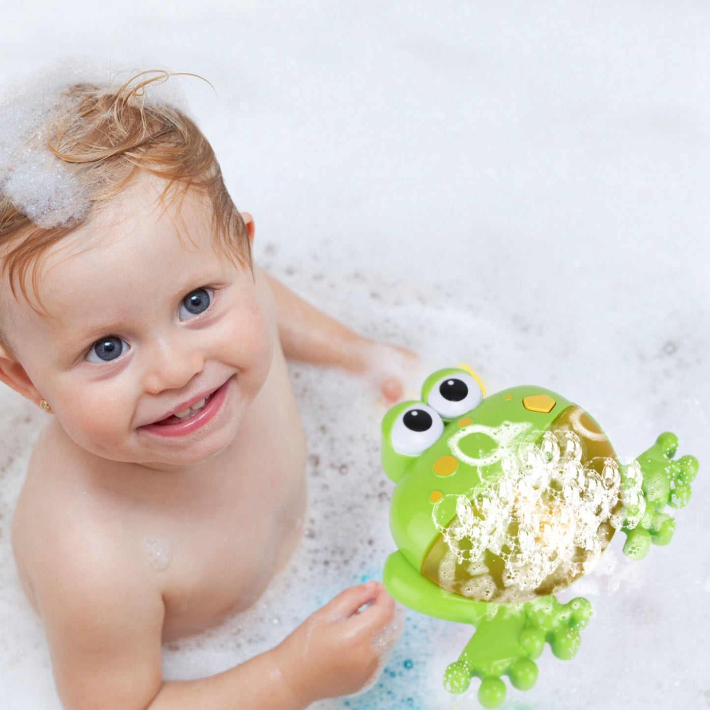 1Pc Frog Musical Bubble Bath Maker Baby Bath Toys For Bathtubs Toddler Bubble Machine For Bath