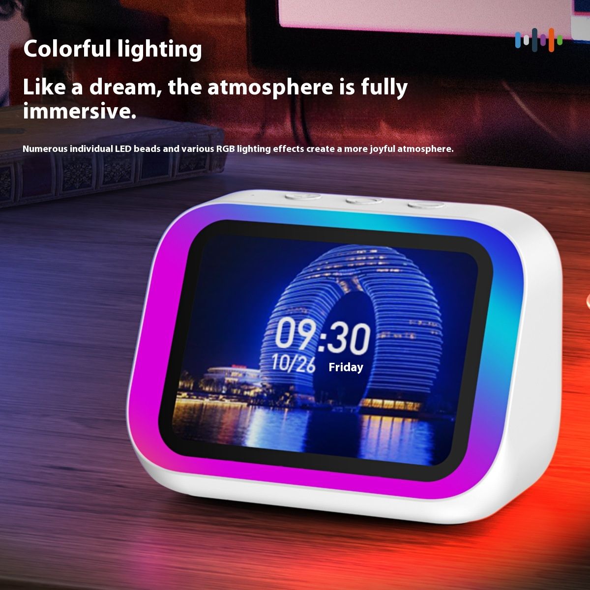 Household Multi-function Smart Bluetooth Audio Clock