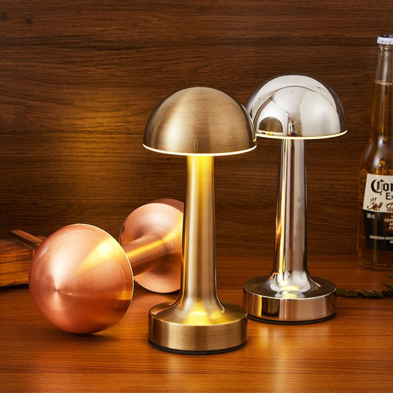 Metal Desktop Touch-Activated Creative USB-Charging Desk Lamp